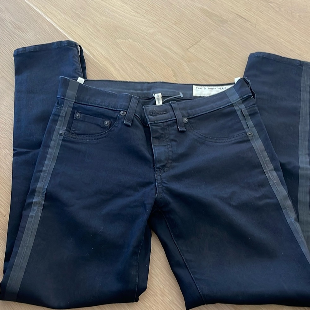 Rag and bone  tuxedo jeans black